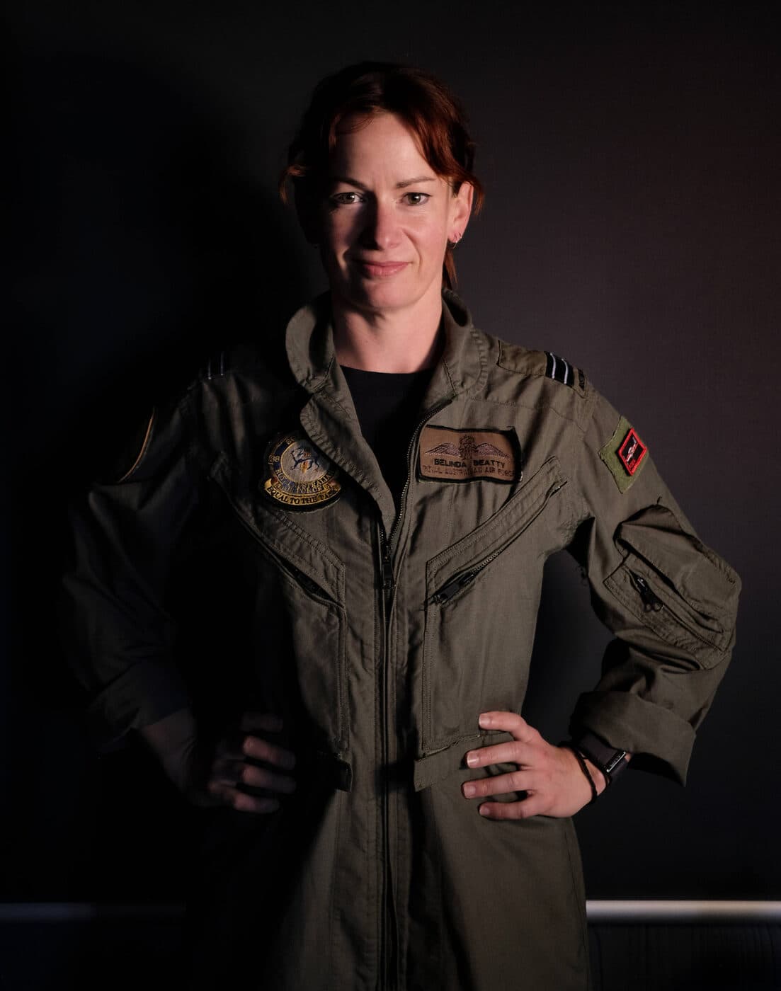 Steffanie in Air Force uniform